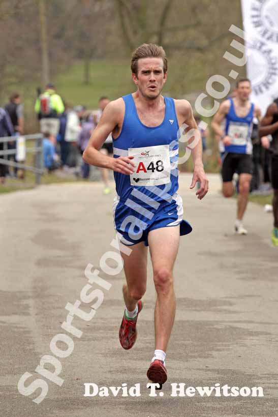 Matt Nicholson (Morpeth) during the National Mens12 Stage Relay.